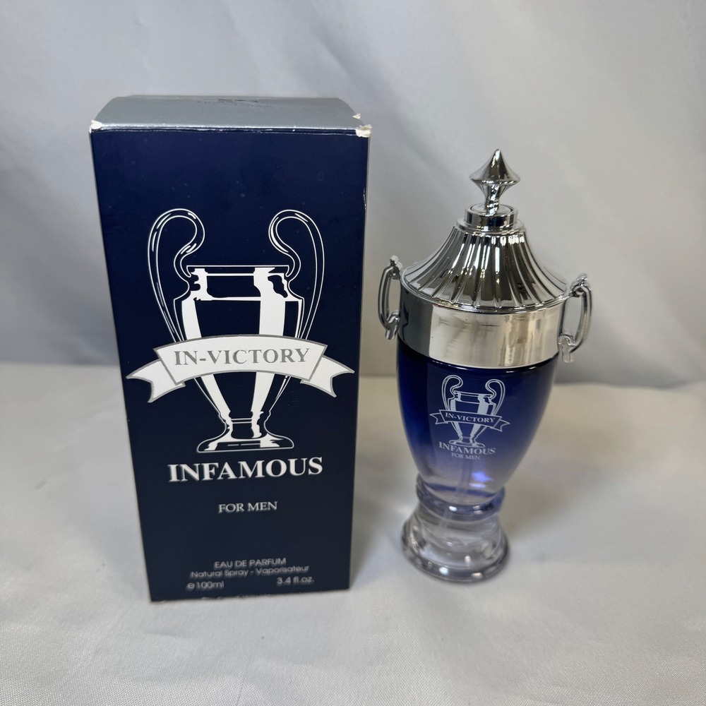 Fragrance Couture In-Victory Infamous for Men Eau de Parfum 3.4oz 100 ml Spray